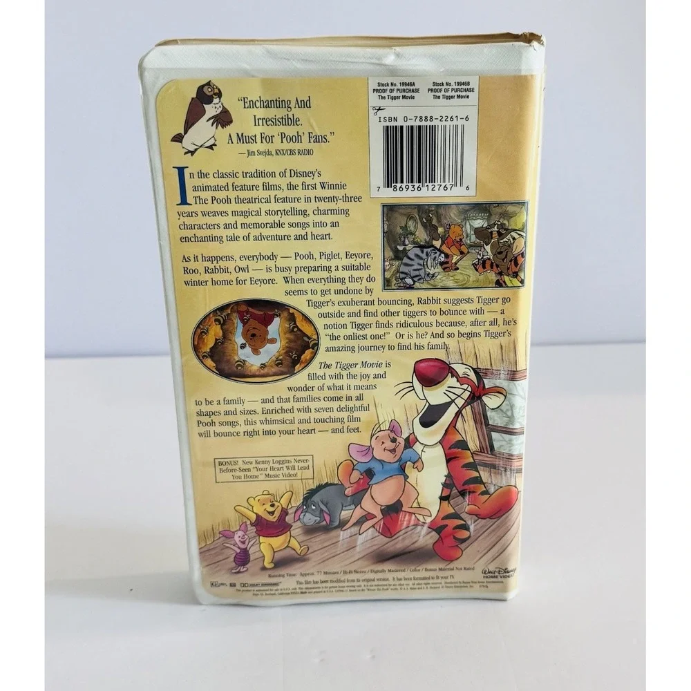 Disney's The Tigger Movie On VHS Clam‎ Shell Case 19946